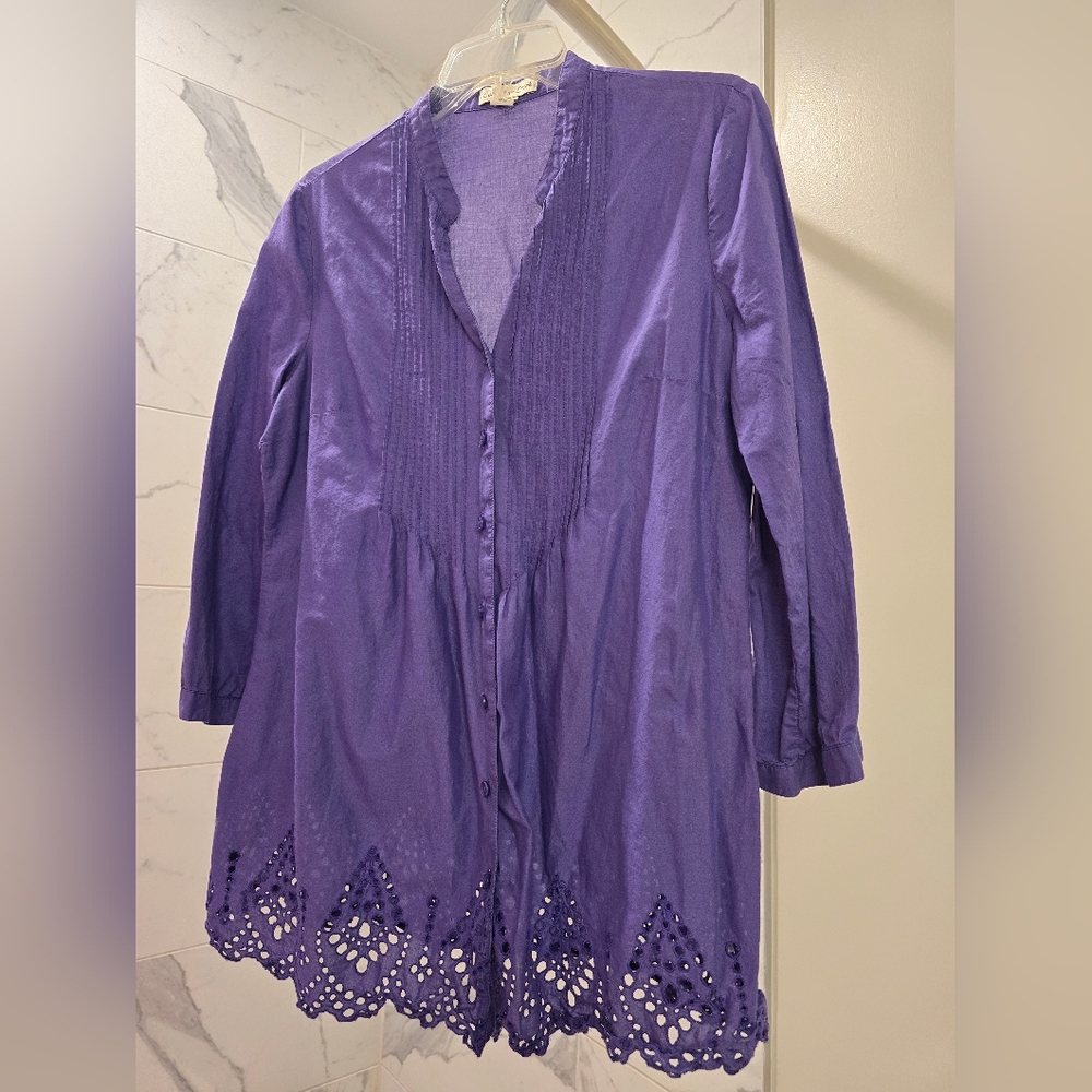 Coldwater Creek purple top